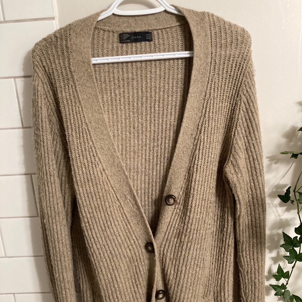 Country-style oversized comfy cardigan